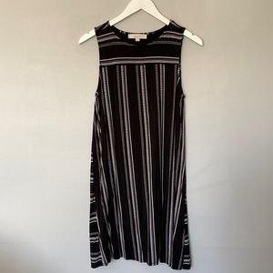 Black and white swing dress